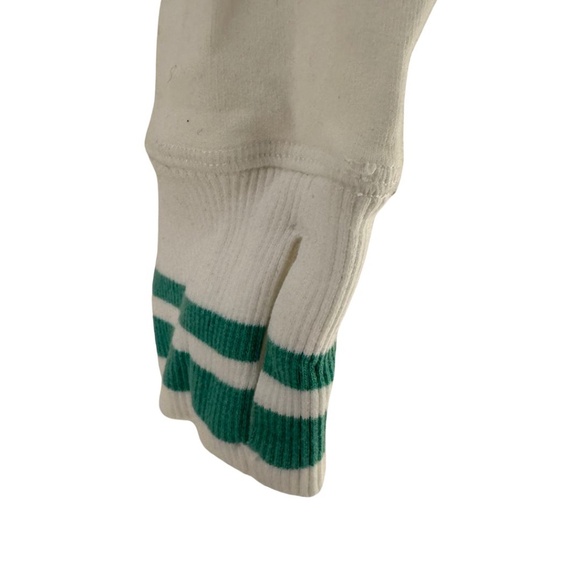 Lululemon White Zip-Up Women’s Scuba Hoodie – Retro Striped Ribbed Hem – Size 6 - Picture 6 of 8